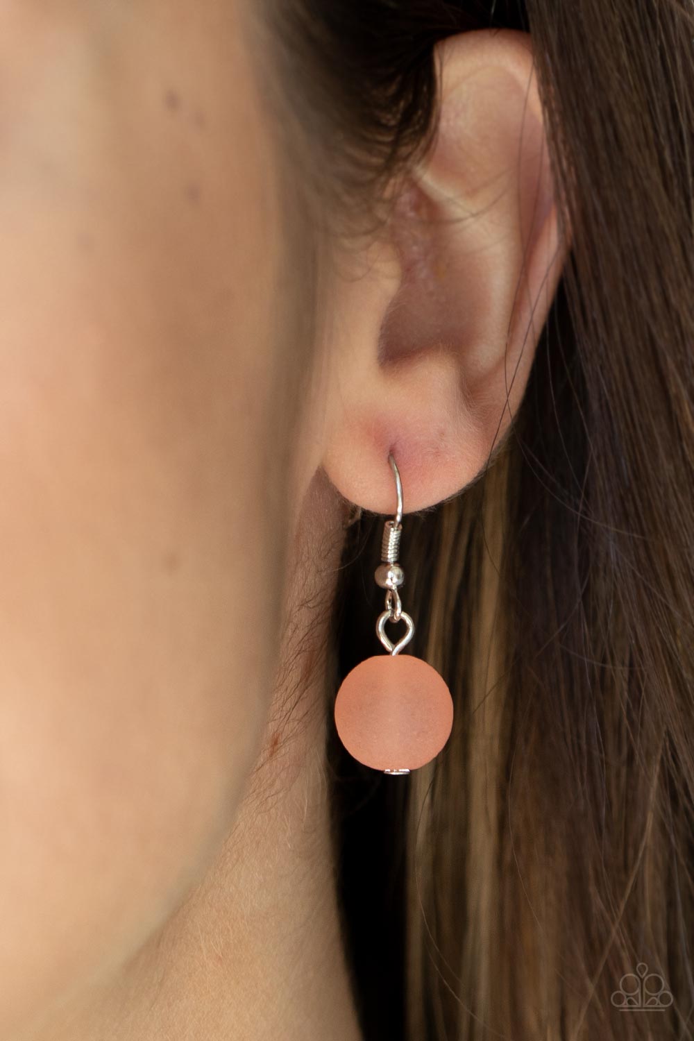 Paparazzi - Sea Glass Wanderer- Orange Necklaces  #0386