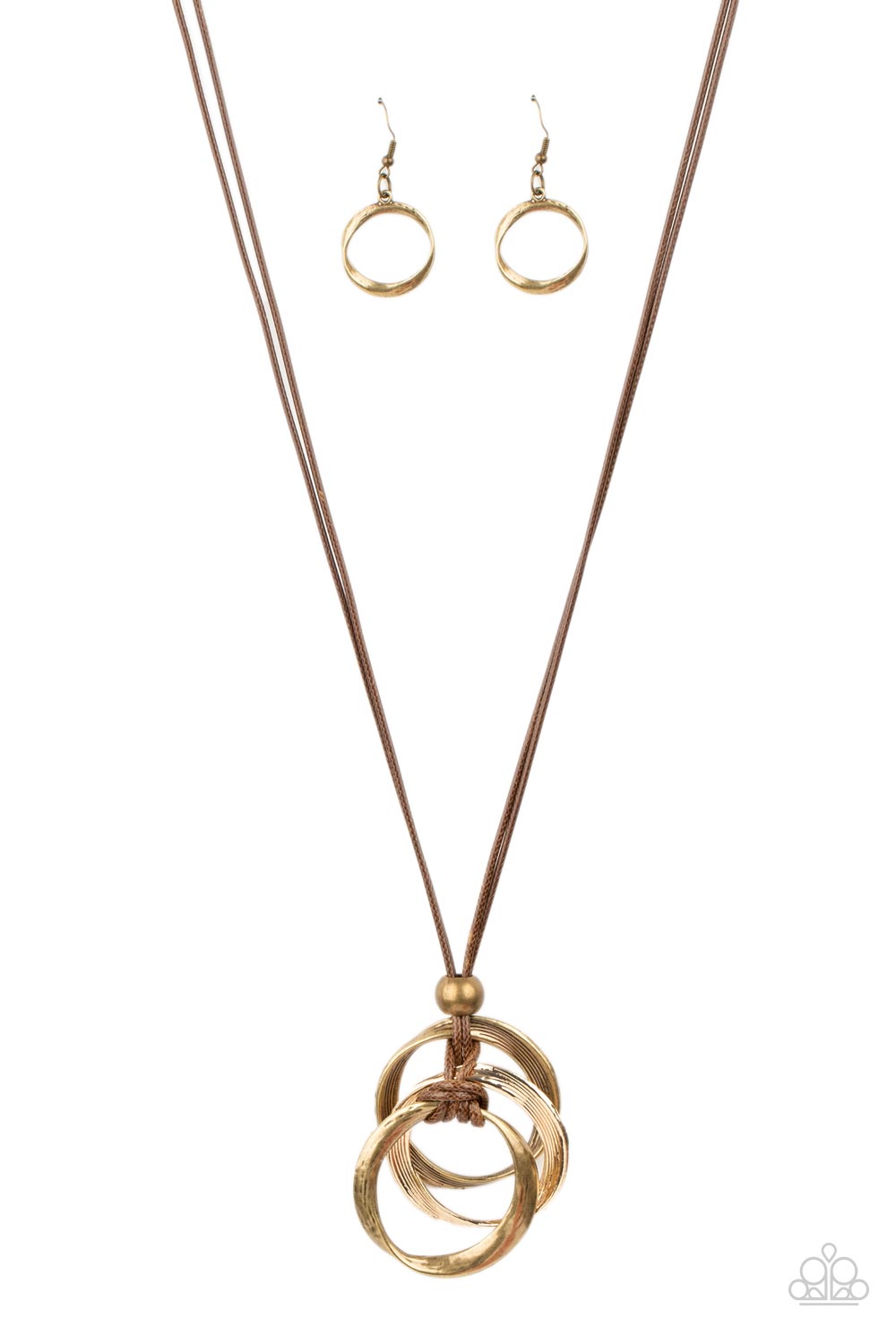 Paparazzi - Harmonious Hardware - Brass Necklaces #0006