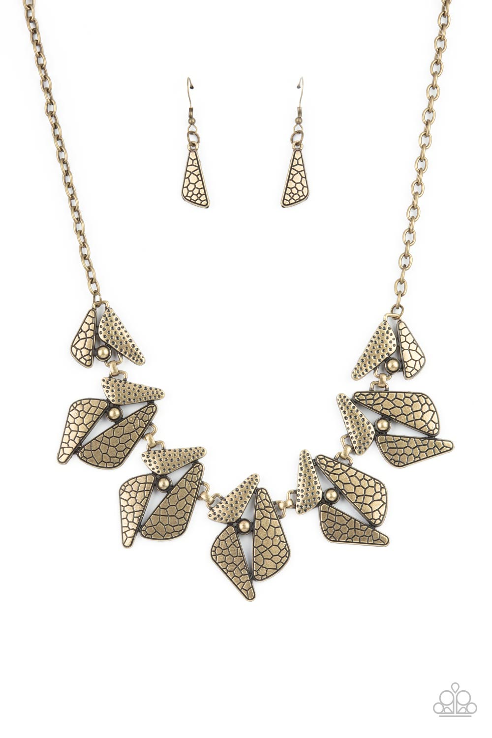 Paparazzi - Extra Expedition - Brass Necklaces  #1564