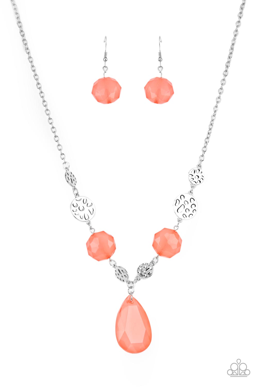 Paparazzi Accessories - DEW What You Wanna DEW - Orange Necklace #0040