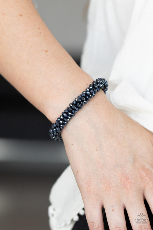 Paparazzi - Wake Up and Sparkle - Blue Bracelet