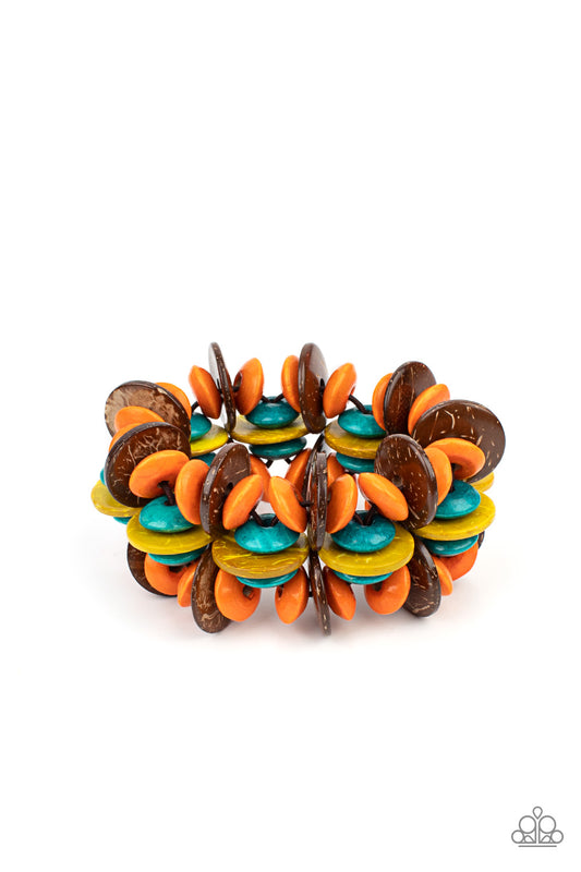 Paparazzi Accessories - Caribbean Canopy - Multi Bracelet  #1056