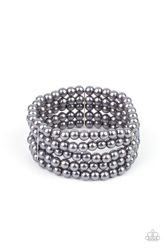 Paparazzi - A Pearly Affair - Silver Bracelet #0523