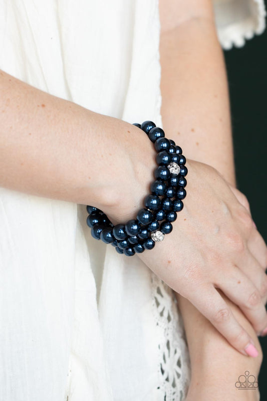 Paparazzi - Here Comes The Heiress - Blue Bracelet #0955