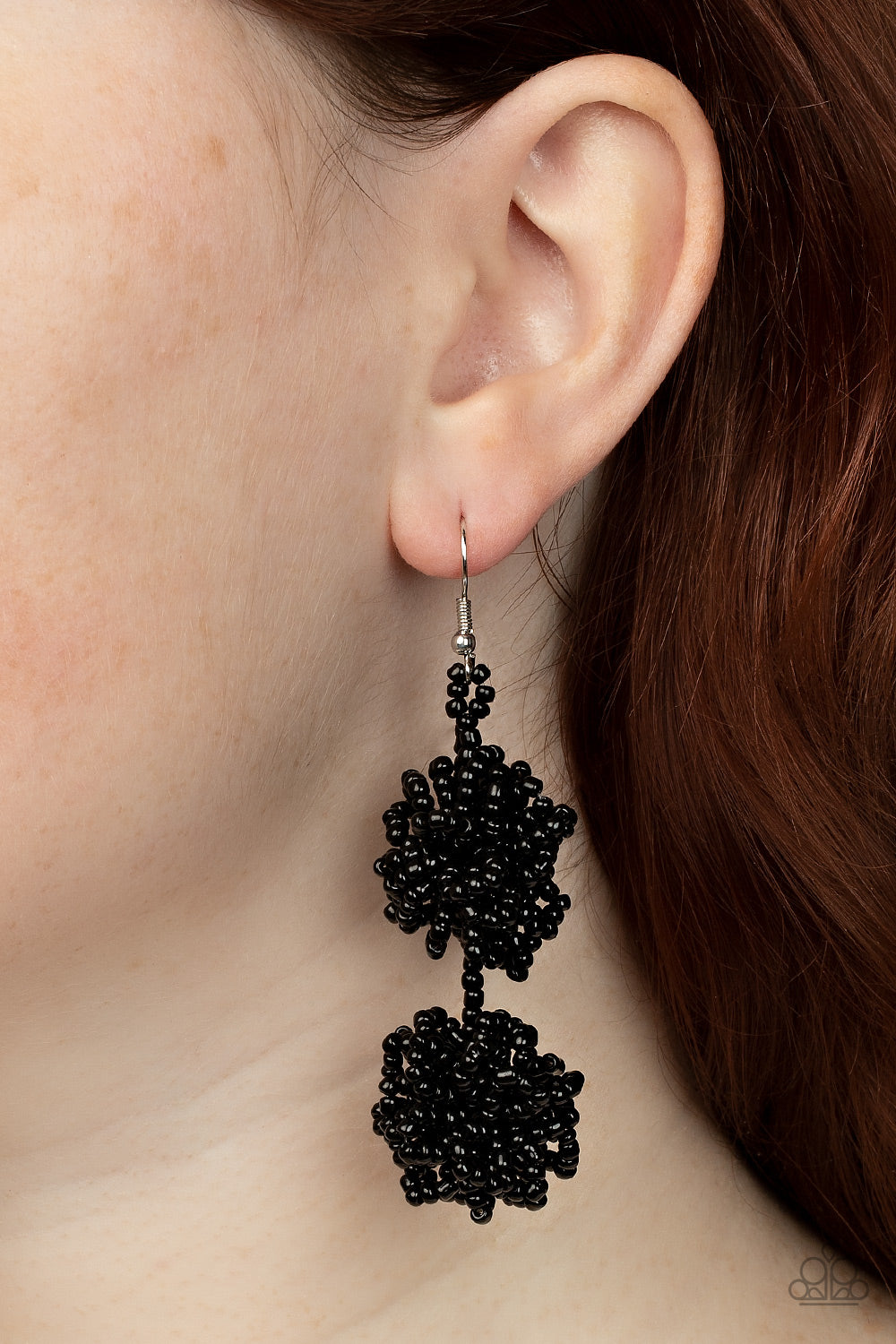 Paparazzi Accessories - Celestial Collision - Black Earrings #0710