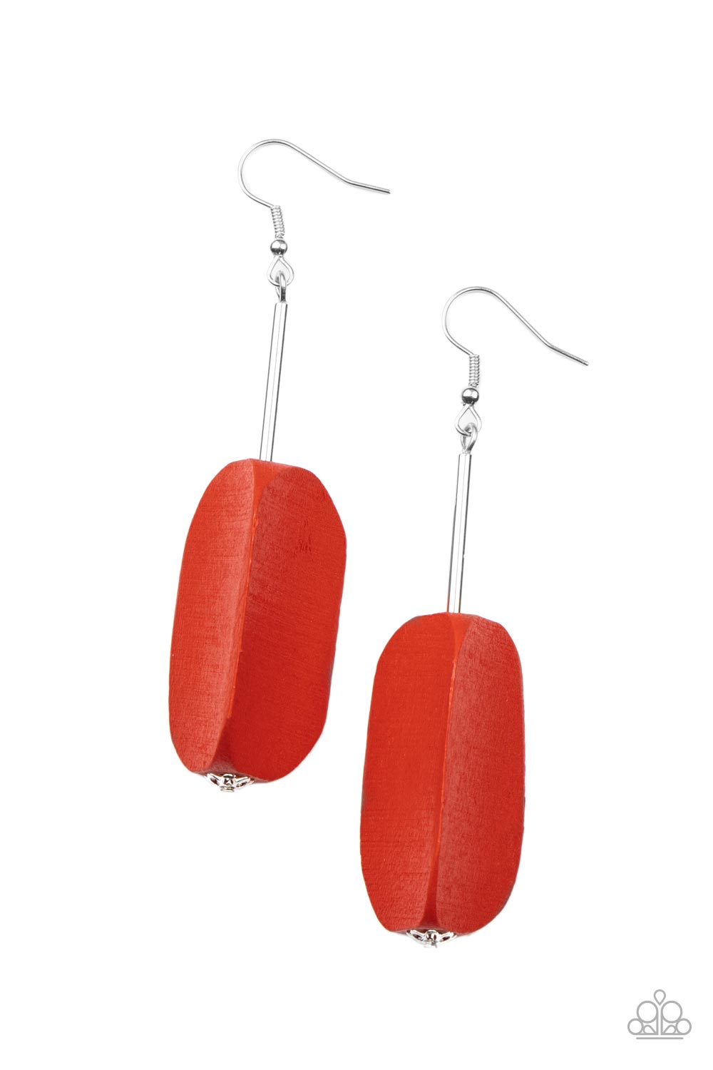 Paparazzi - Tamarack Trail - Red Earrings  #1801