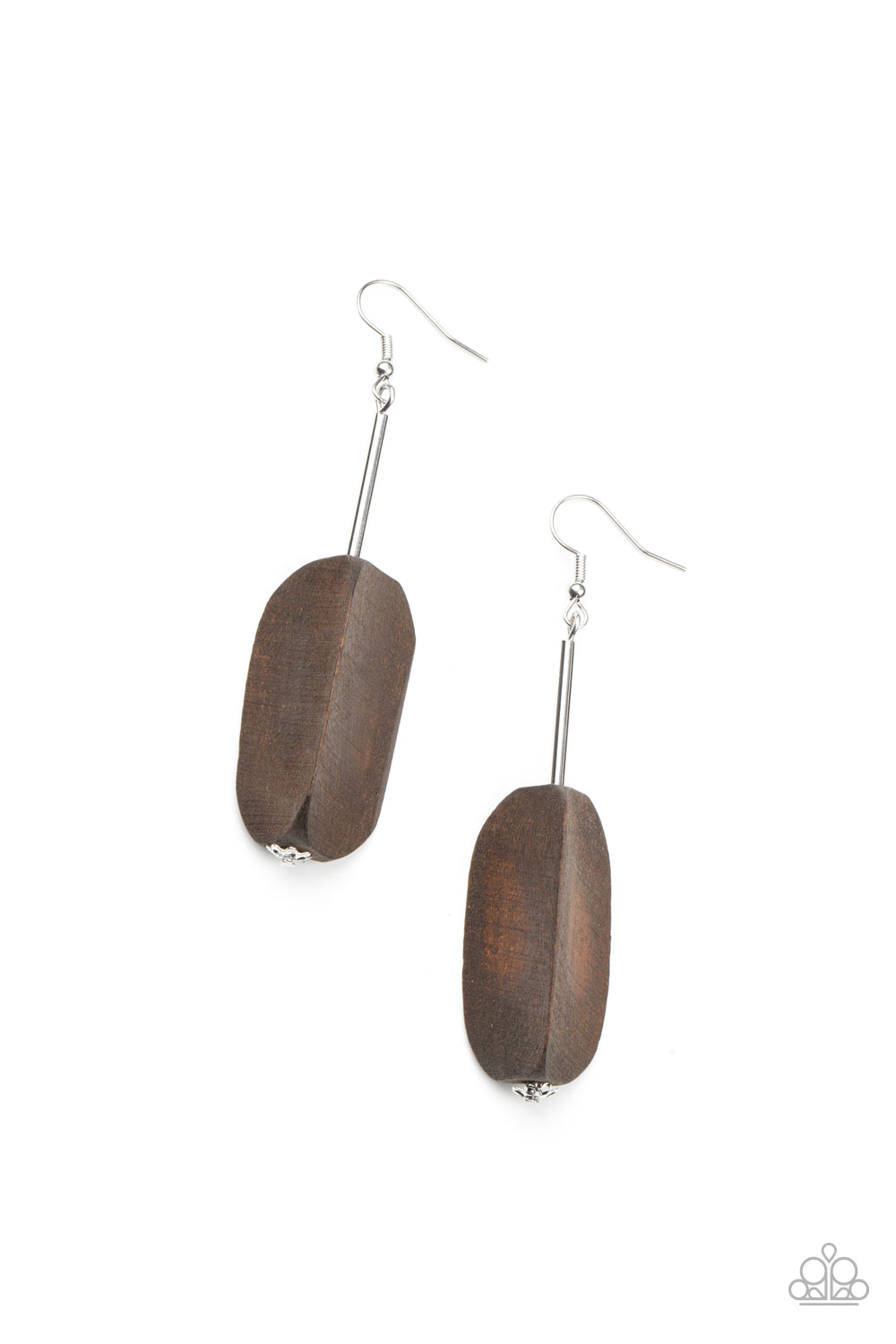 Paparazzi  - Tamarack Trail - Brown Earrings #0702