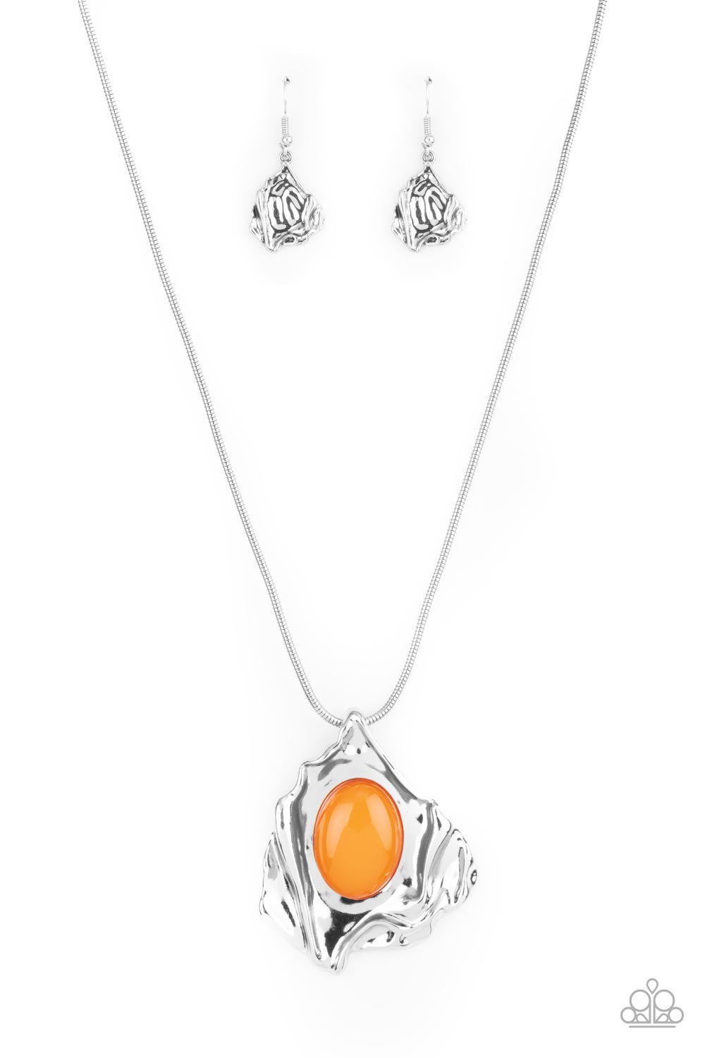 Paparazzi Accessories - Amazon Amulet - Orange Necklace #0364