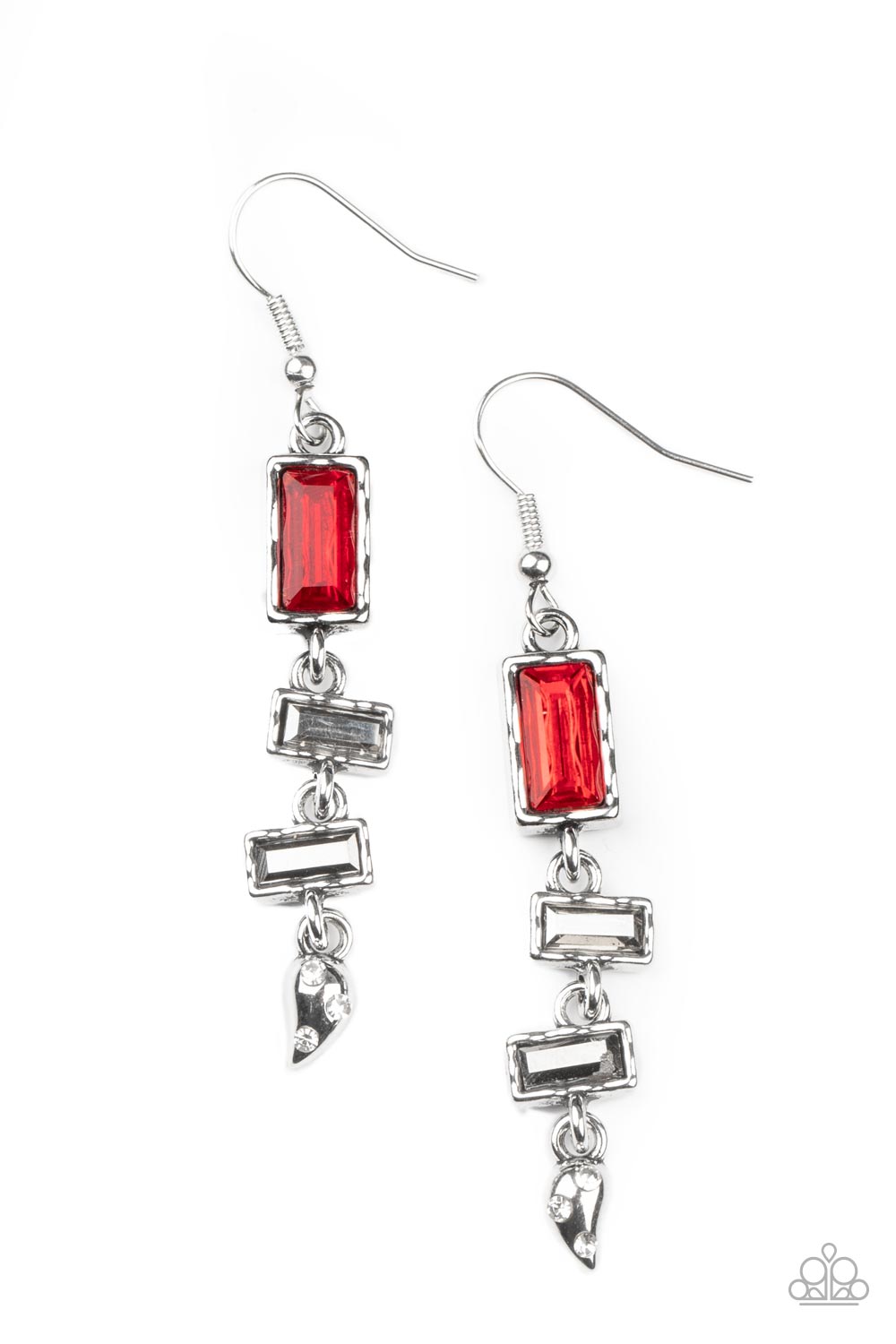 Paparazzi - Modern Day Artifact - Red Earrings  O/D #013