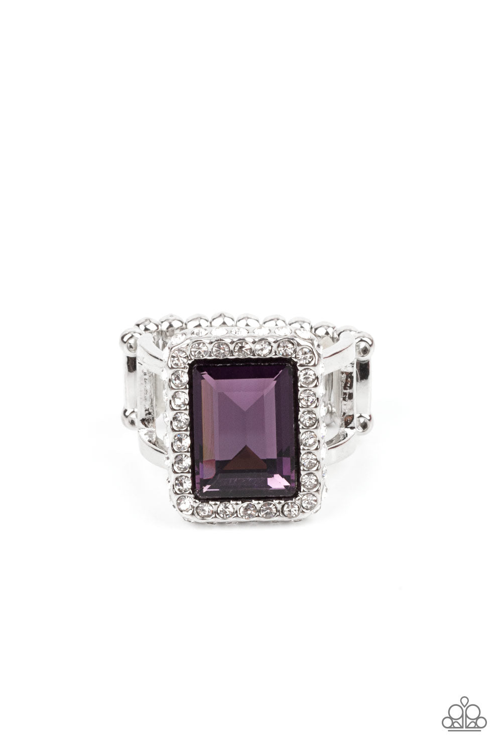 Paparazzi - Glamorously Glitzy - Purple Ring #R007