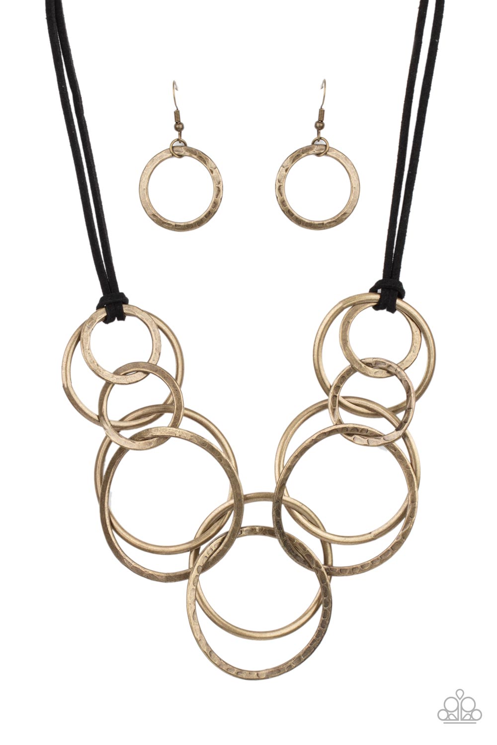 Paparazzi - Spiraling Out of COUTURE - Brass Necklaces #0389