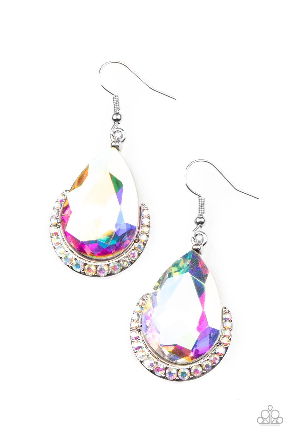 Paparazzi - Mega Marvelous - Multi Earrings  #0847