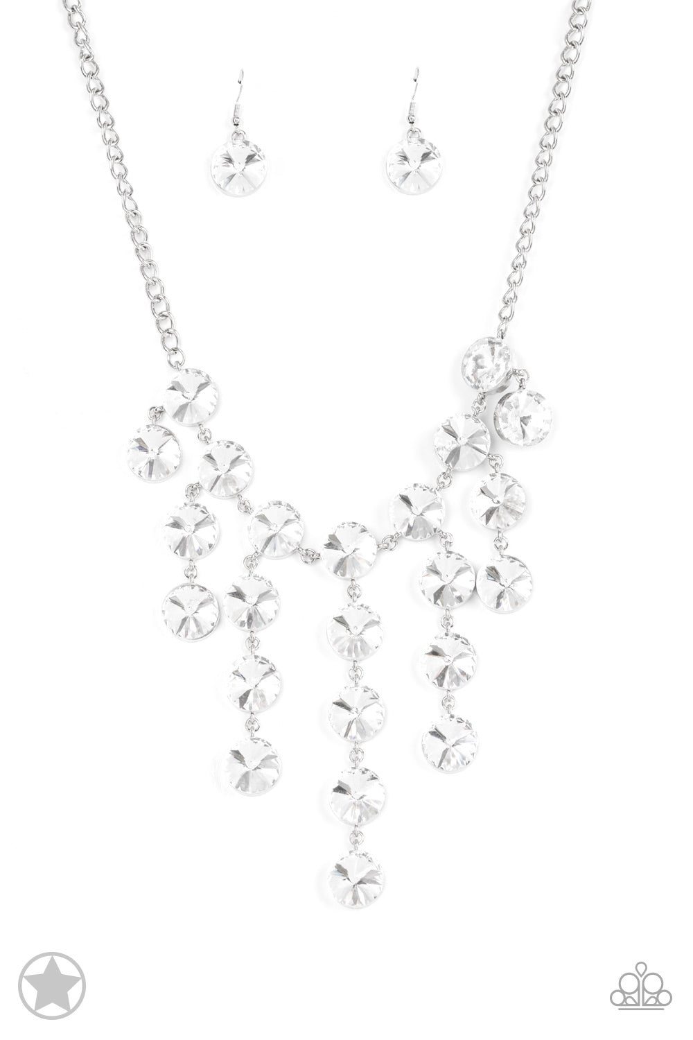 Paparazzi - Spotlight Stunner - White Necklace  #1673