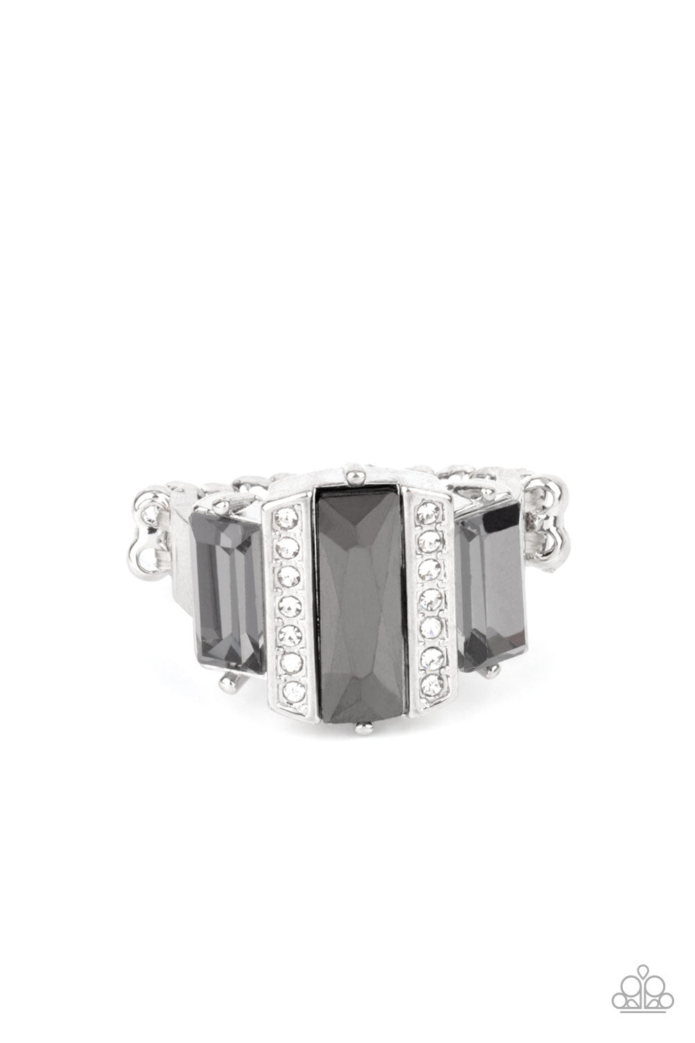 Paparazzi - A GLITZY Verdict - Silver Rings  #R127