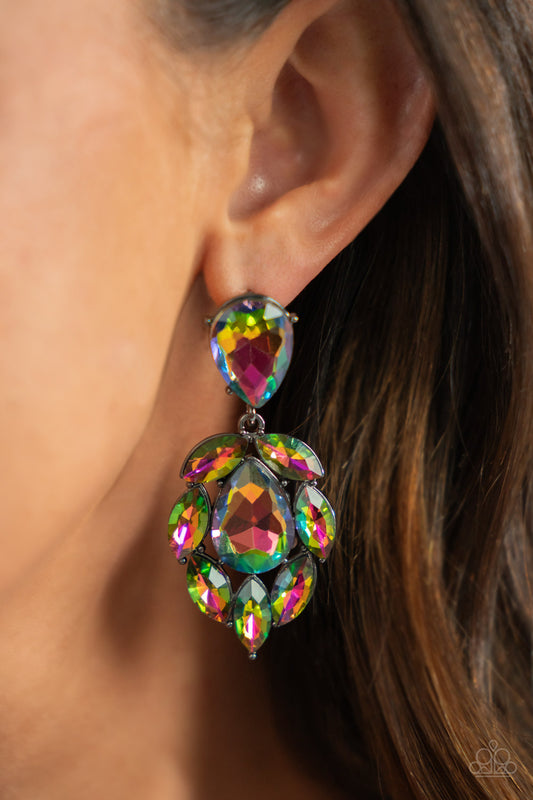 Paparazzi - Galactic Go-Getter - Multi Earrings #0837