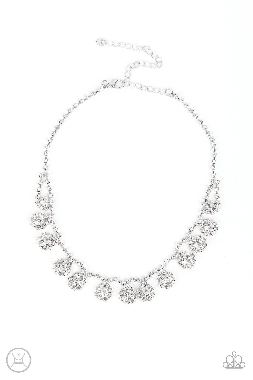 Paparazzi - Princess Prominence - White Necklaces #0294