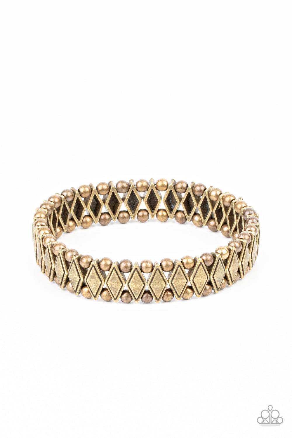 Paparazzi Accessories - Abstract Advisory - Brass Bracelet #0976