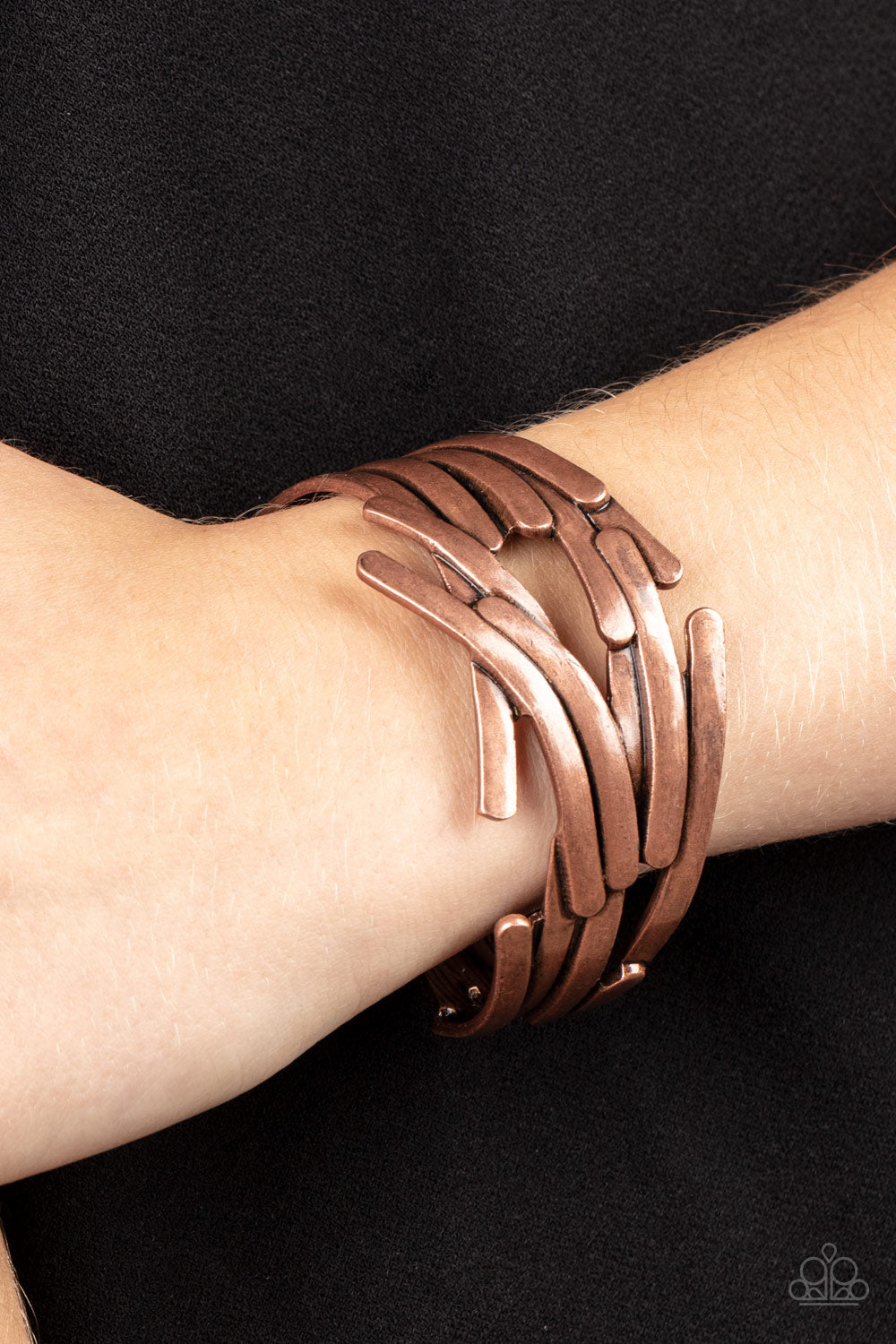 Paparazzi Accessories - Stockpiled Style - Copper Bracelet #1053