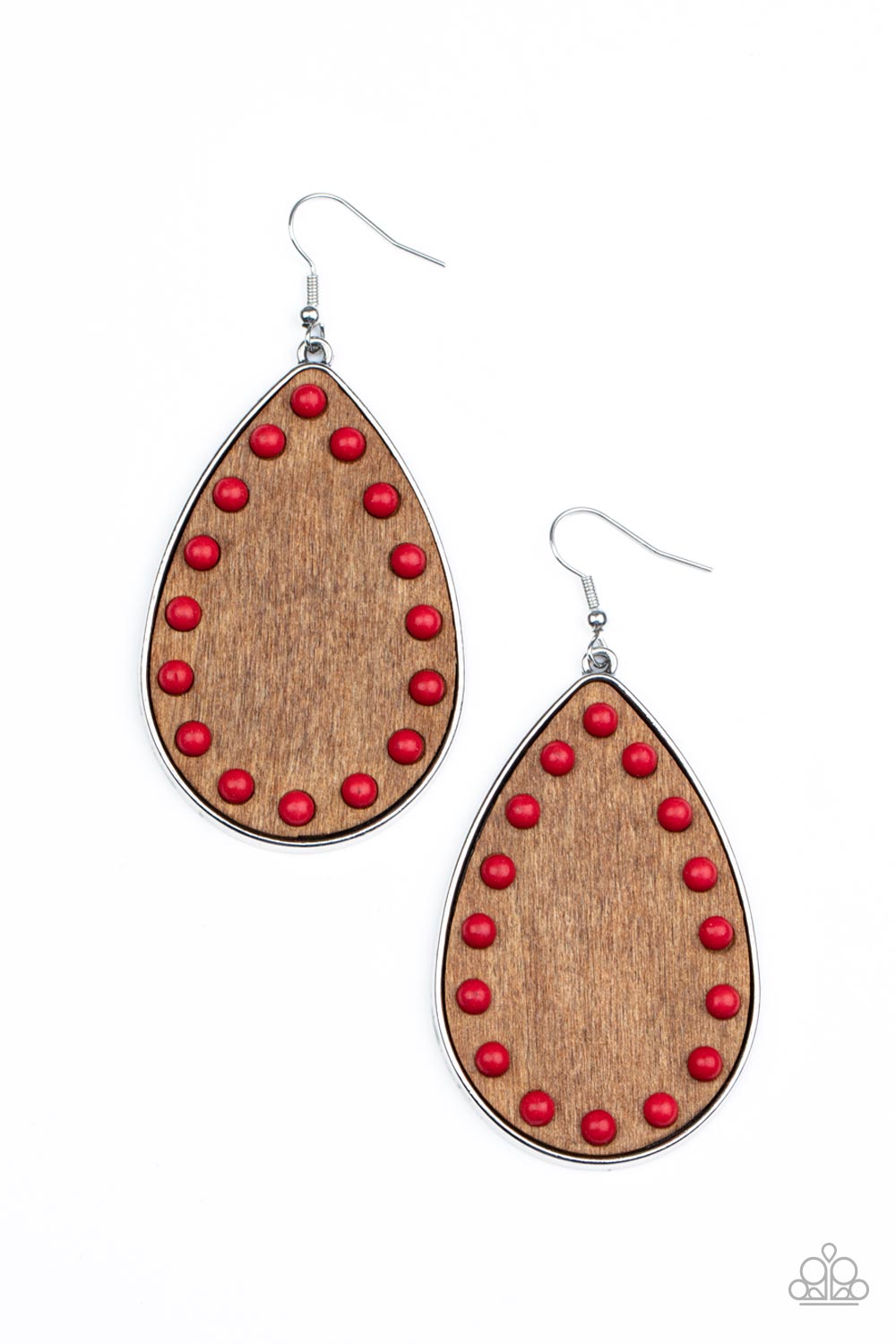 Paparazzi - Rustic Refuge - Red Earrings #0854