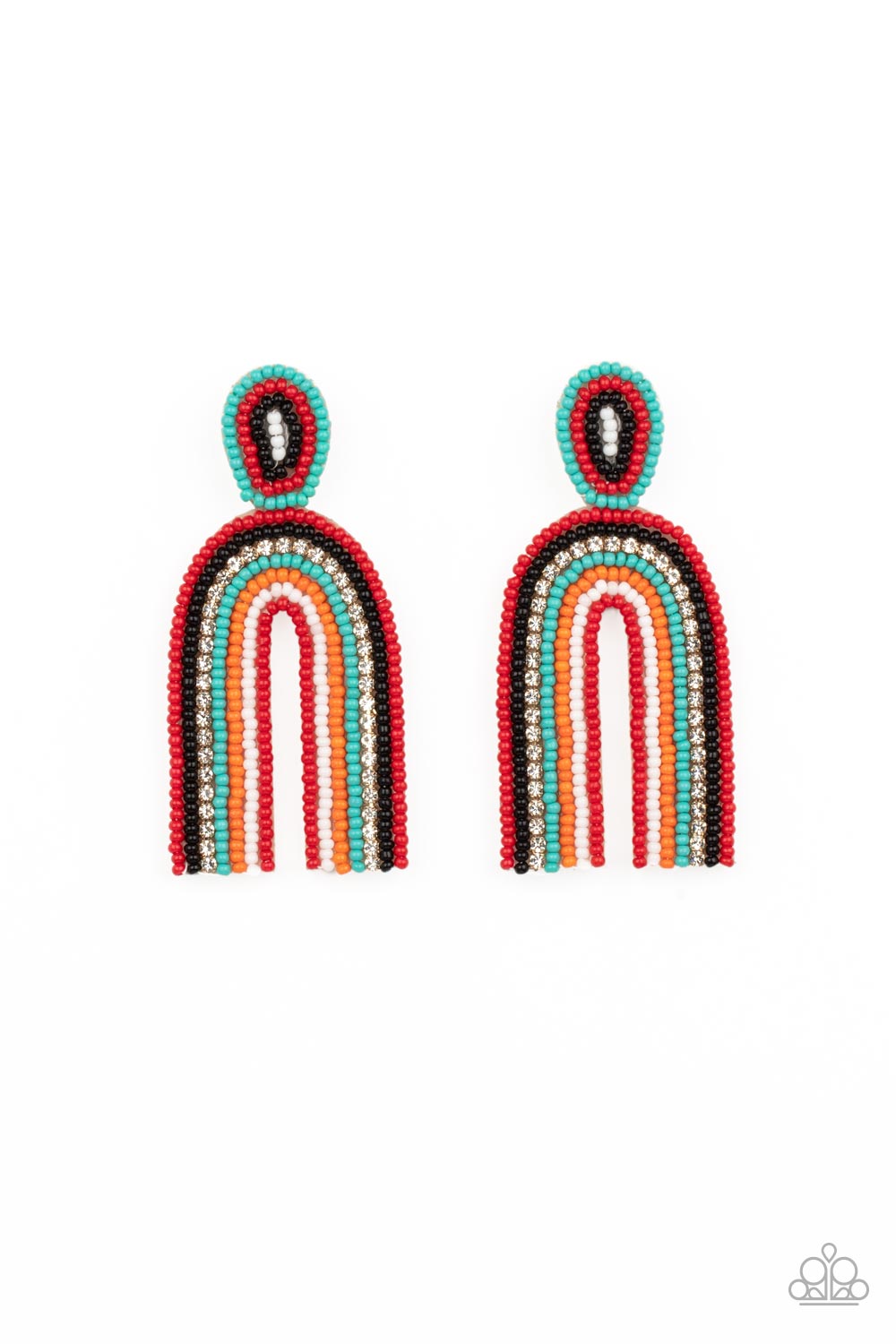 Paparazzi  - Rainbow Remedy - Multi Earrings #0794