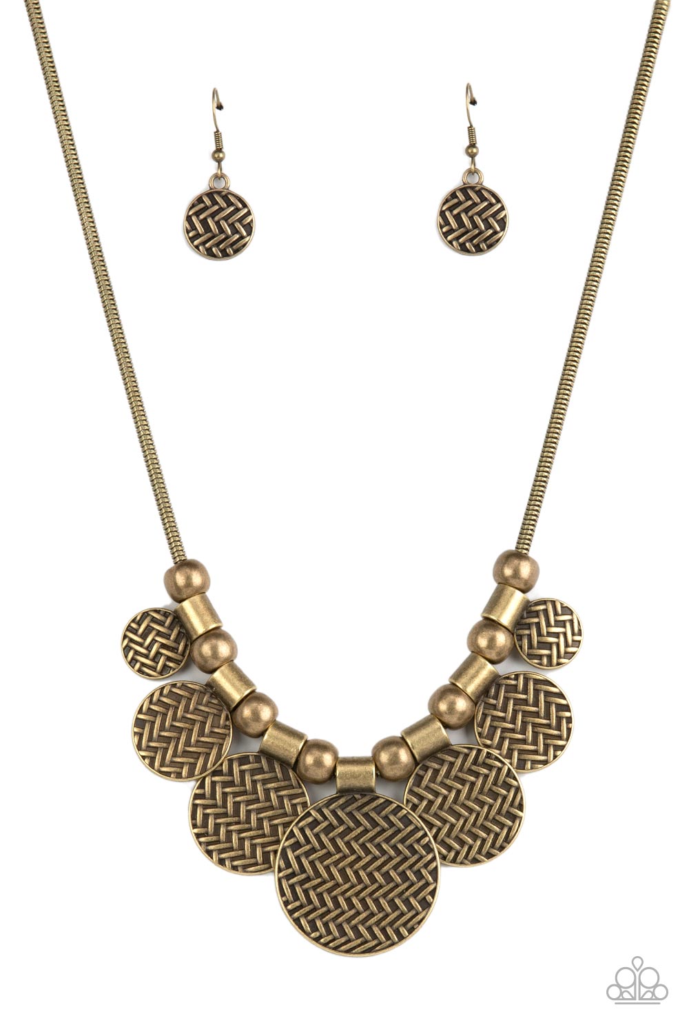 Paparazzi - Indigenously Urban - Brass Necklaces  #0476