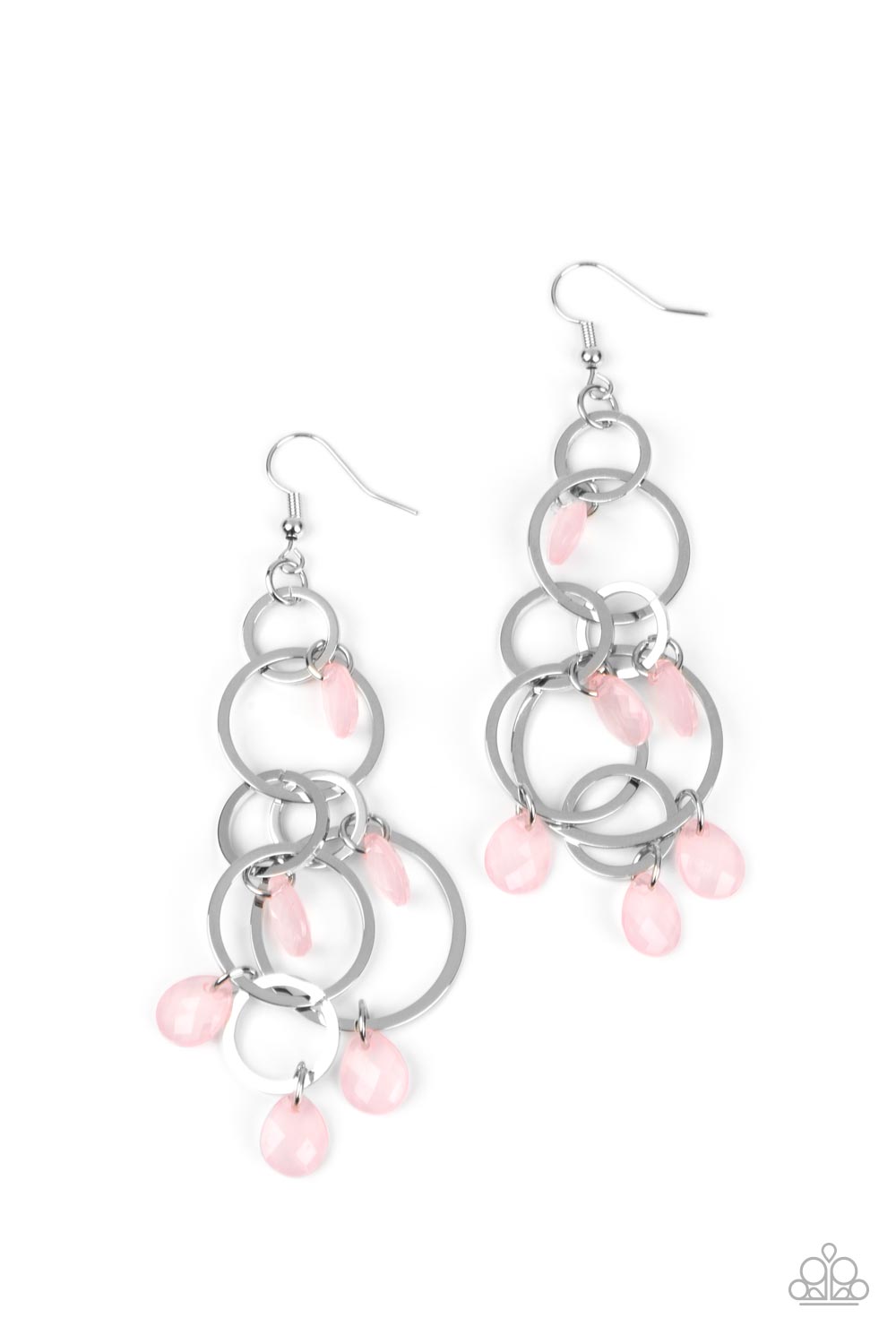 Paparazzi - Dizzyingly Dreamy - Pink Earrings #0881