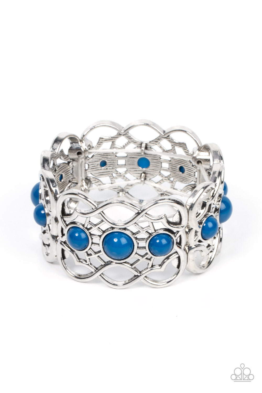 Paparazzi - Very Versailles - Blue Bracelet  #1166