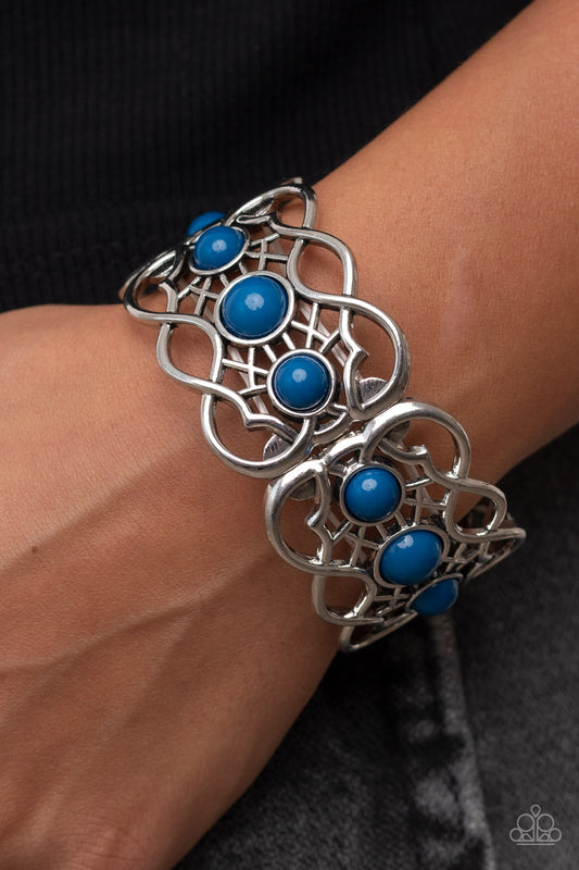 Paparazzi - Very Versailles - Blue Bracelet  #1166