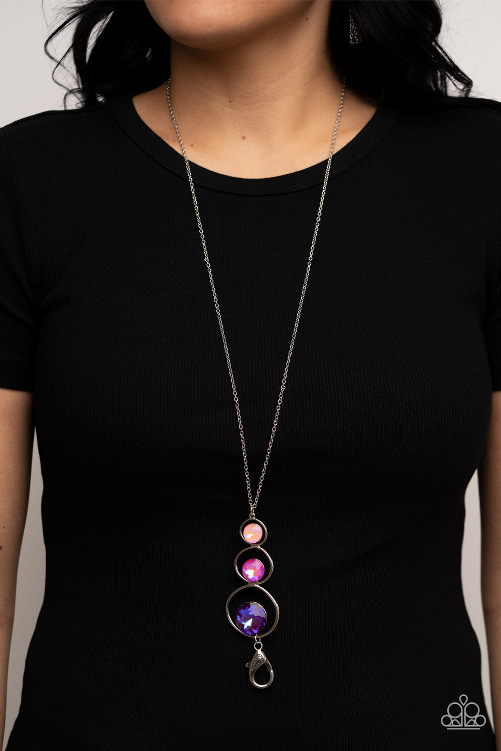 Paparazzi - Celestial Courtier - Pink Necklace  #1621