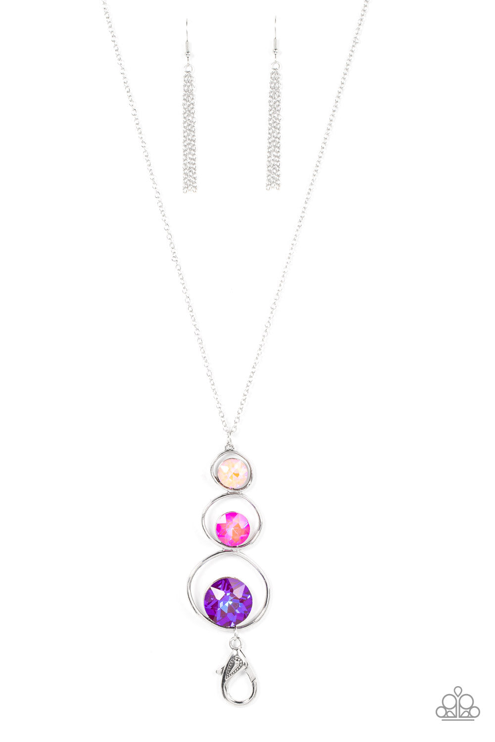 Paparazzi - Celestial Courtier - Pink Necklace  #1621