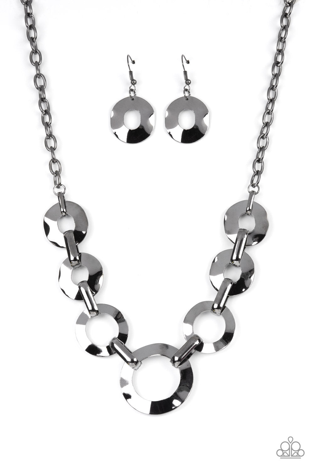 Paparazzi - Mechanical Masterpiece - Black Necklaces  #1461