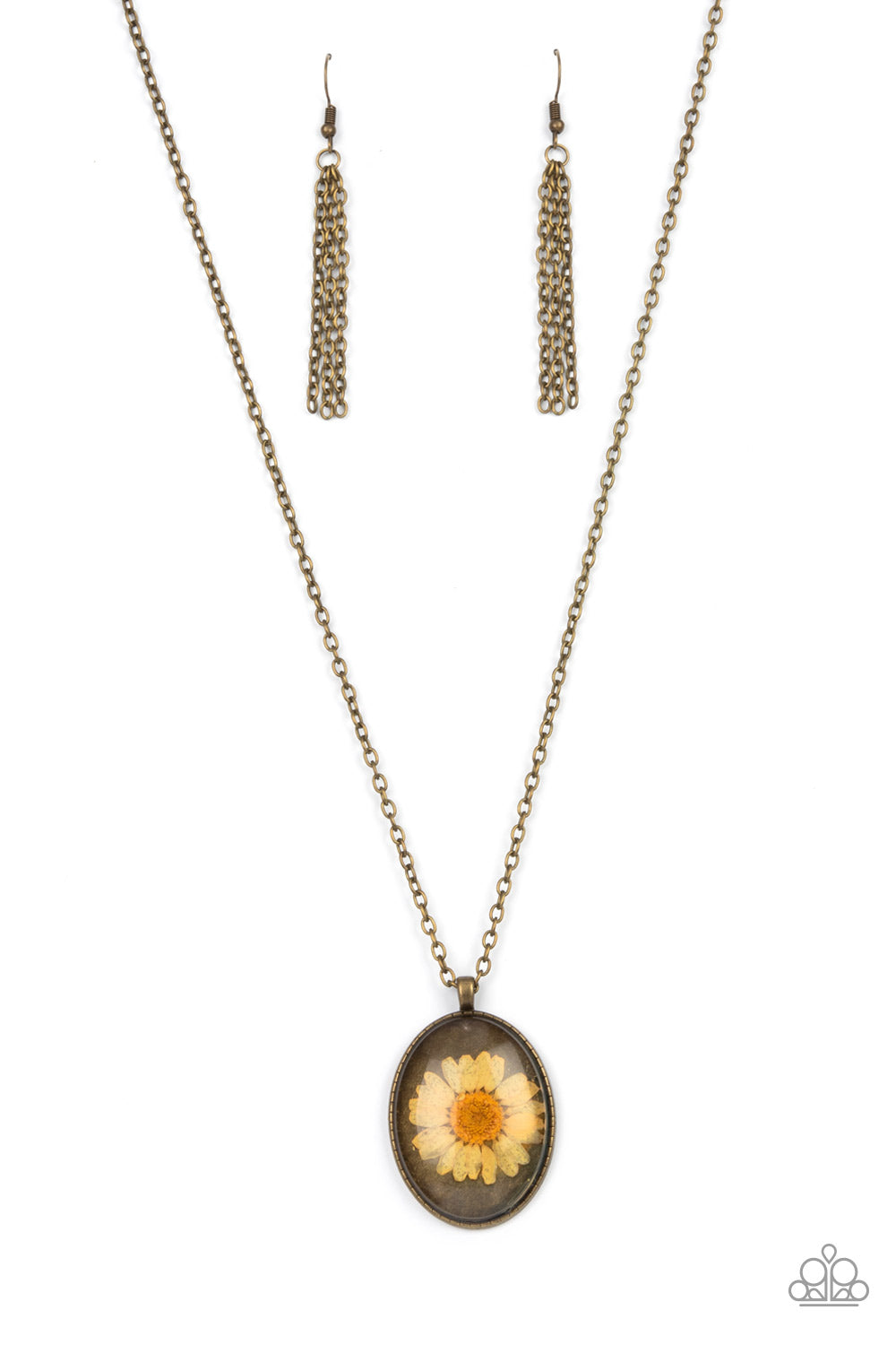 Paparazzi Accessories - Prairie Passion - Orange Necklace #1637