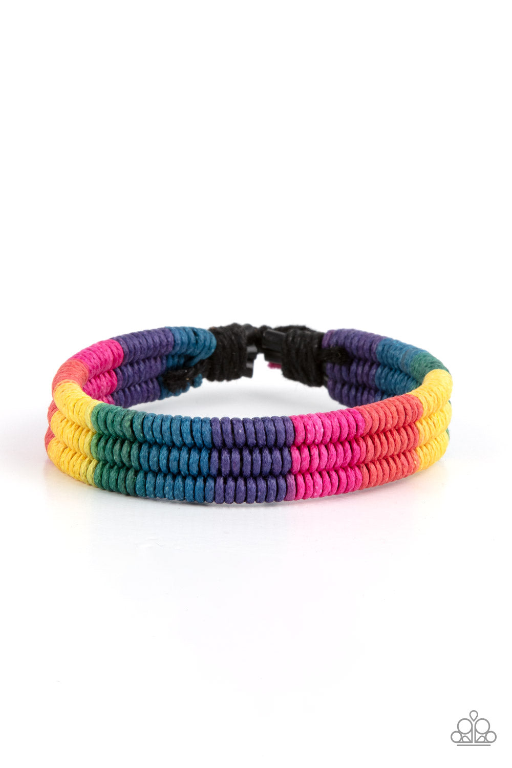 Paparazzi Accessories - Rainbow Renegade - Multi Bracelet  #1004