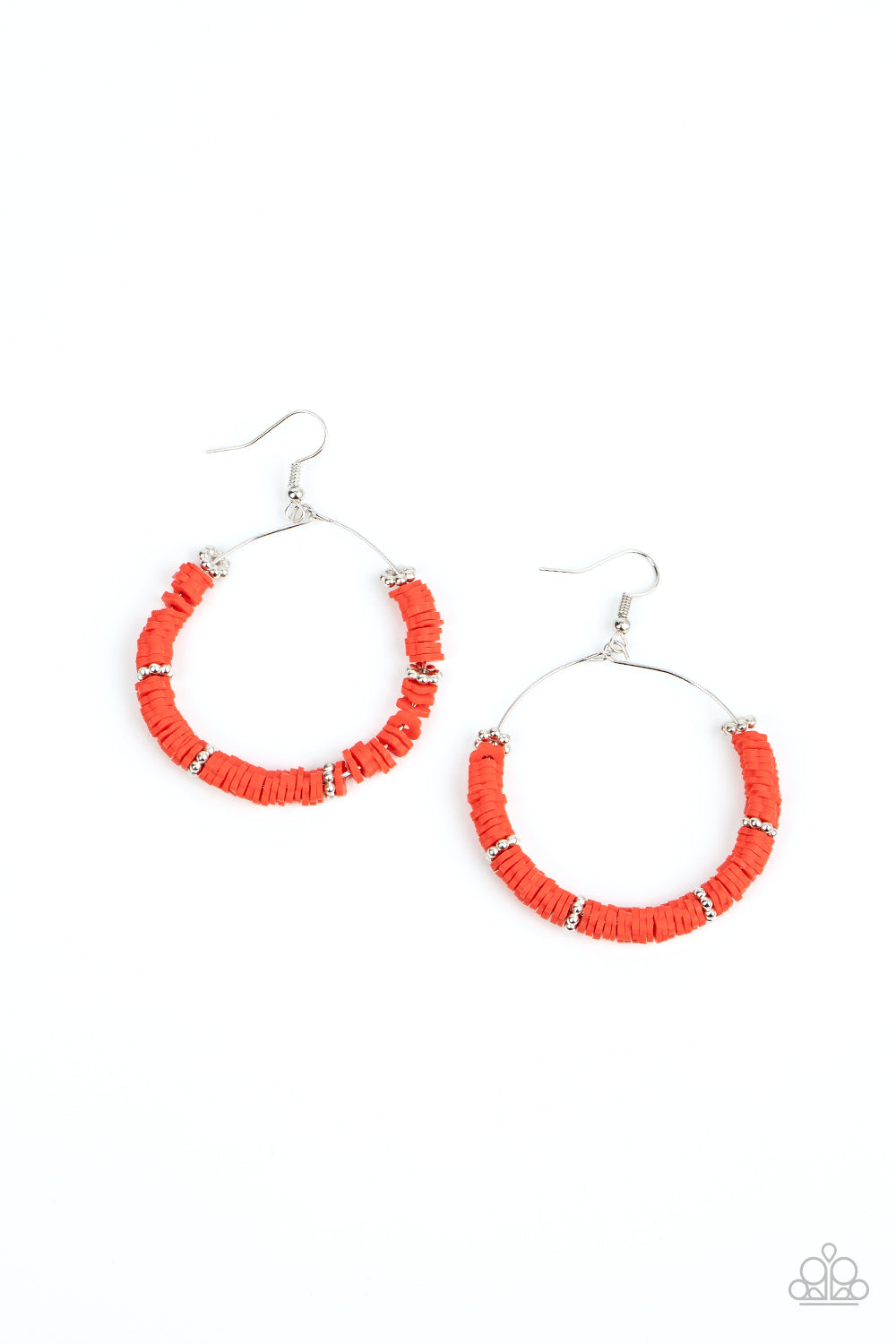 Paparazzi Accessories - Loudly Layered - Red Earrings #0738