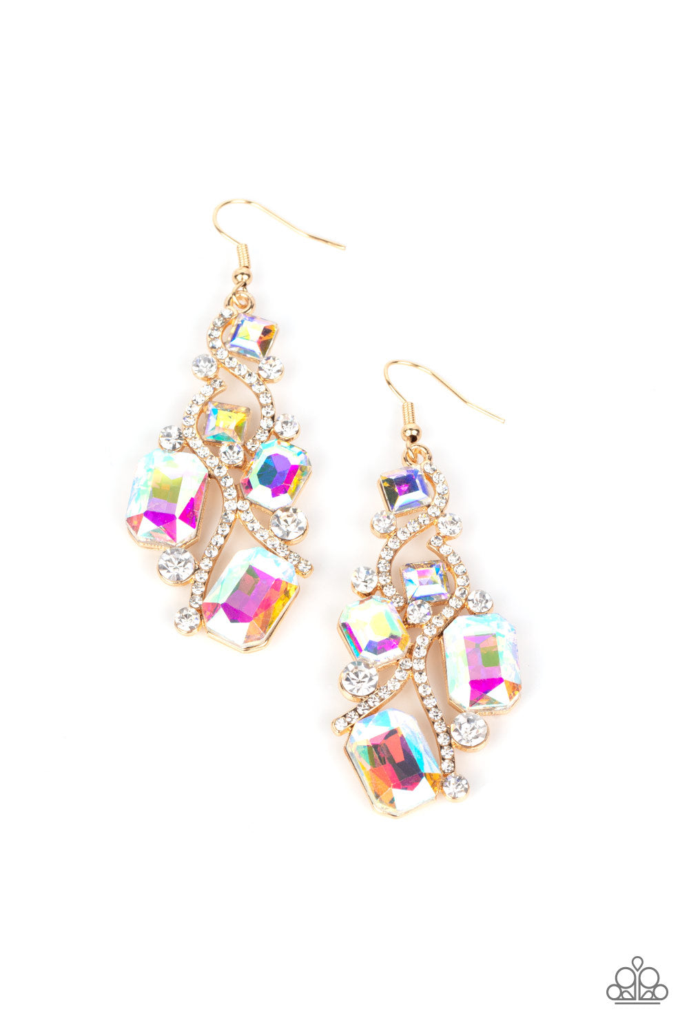 Paparazzi - Interstellar Illumination - Multi Earrings  #0785