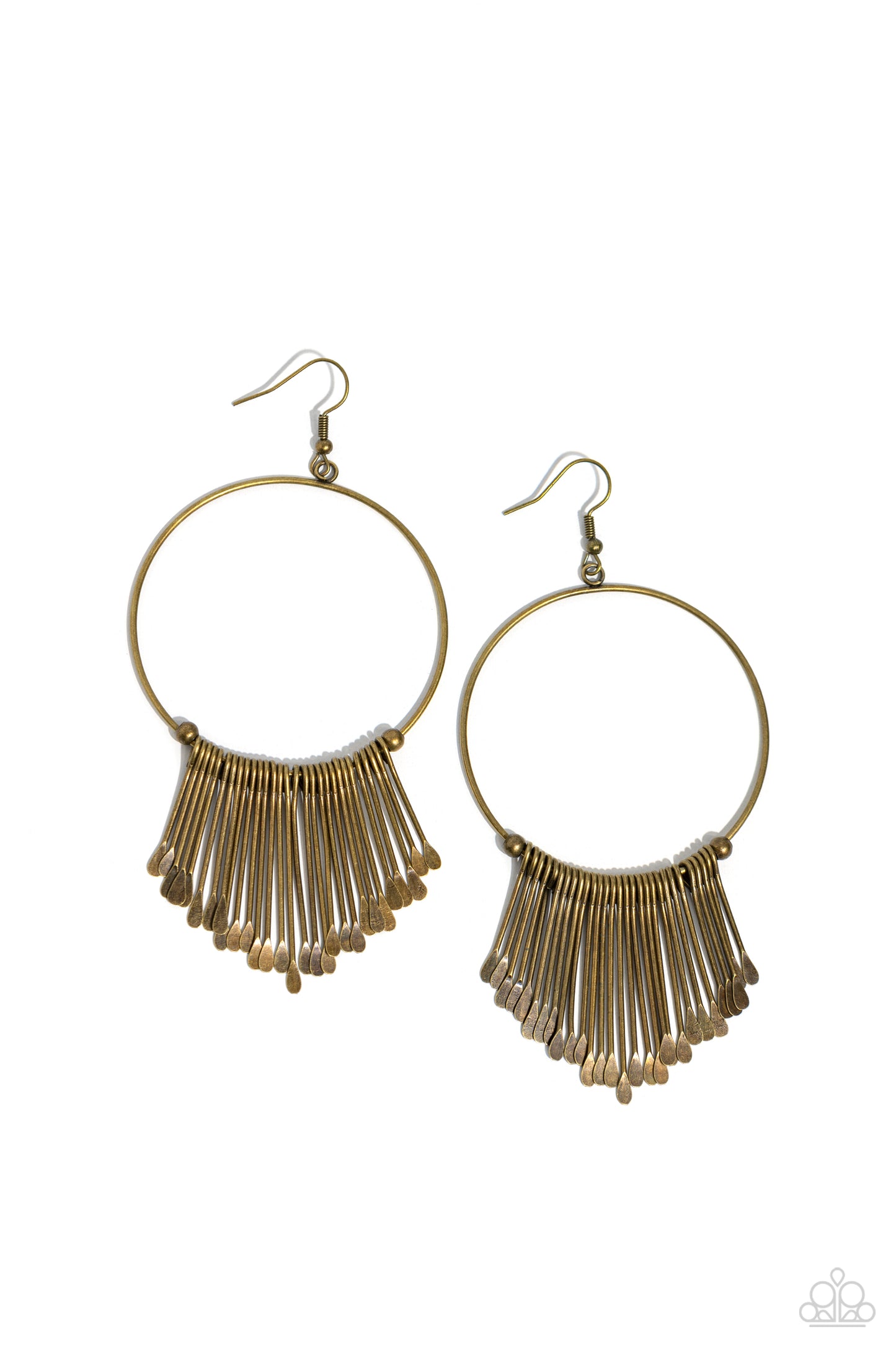 Paparazzi - The Little Dipper - Brass Earrings  #2235