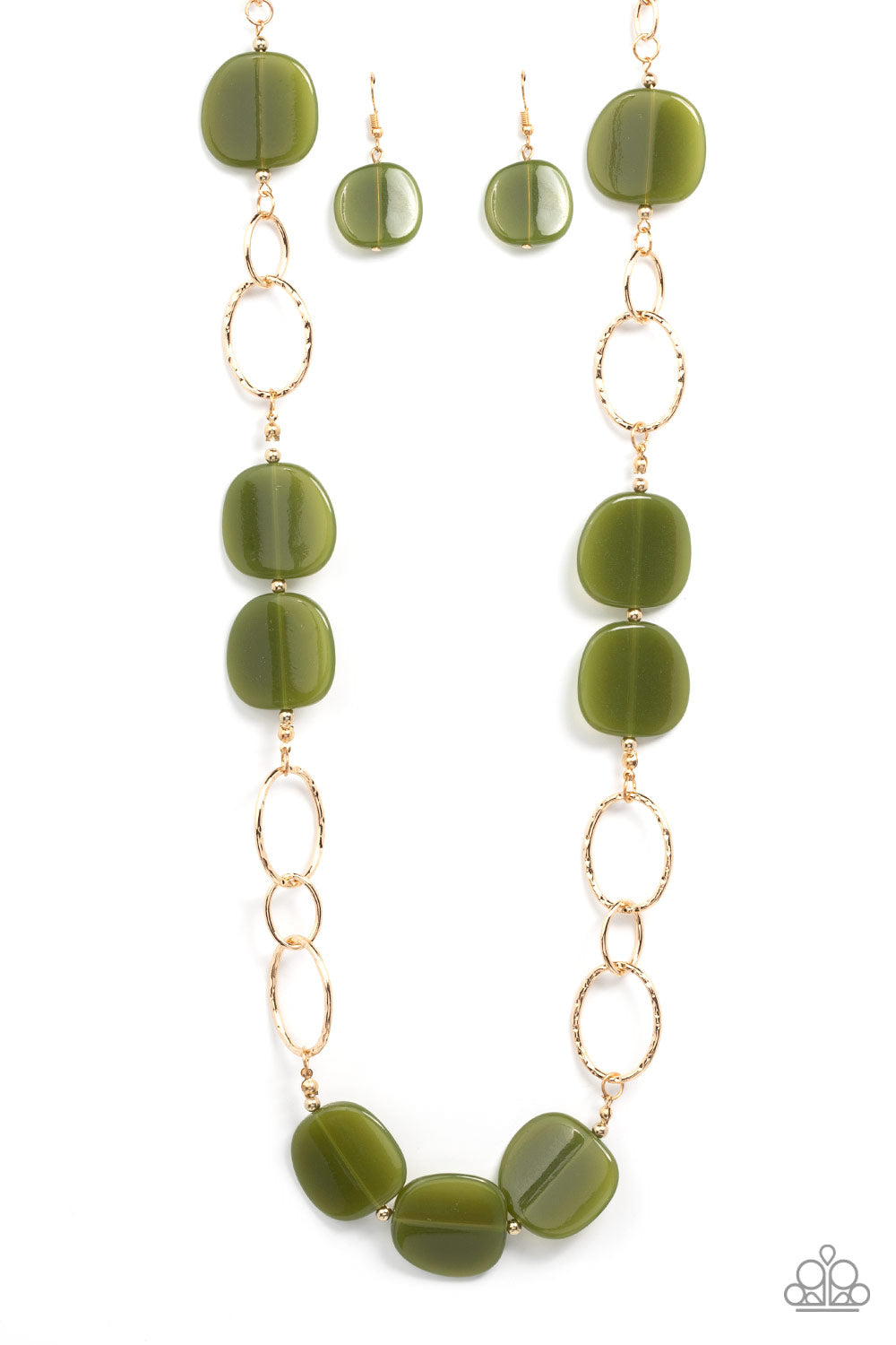 Paparazzi Accessories - Posh Promenade - Green Necklace # 0329