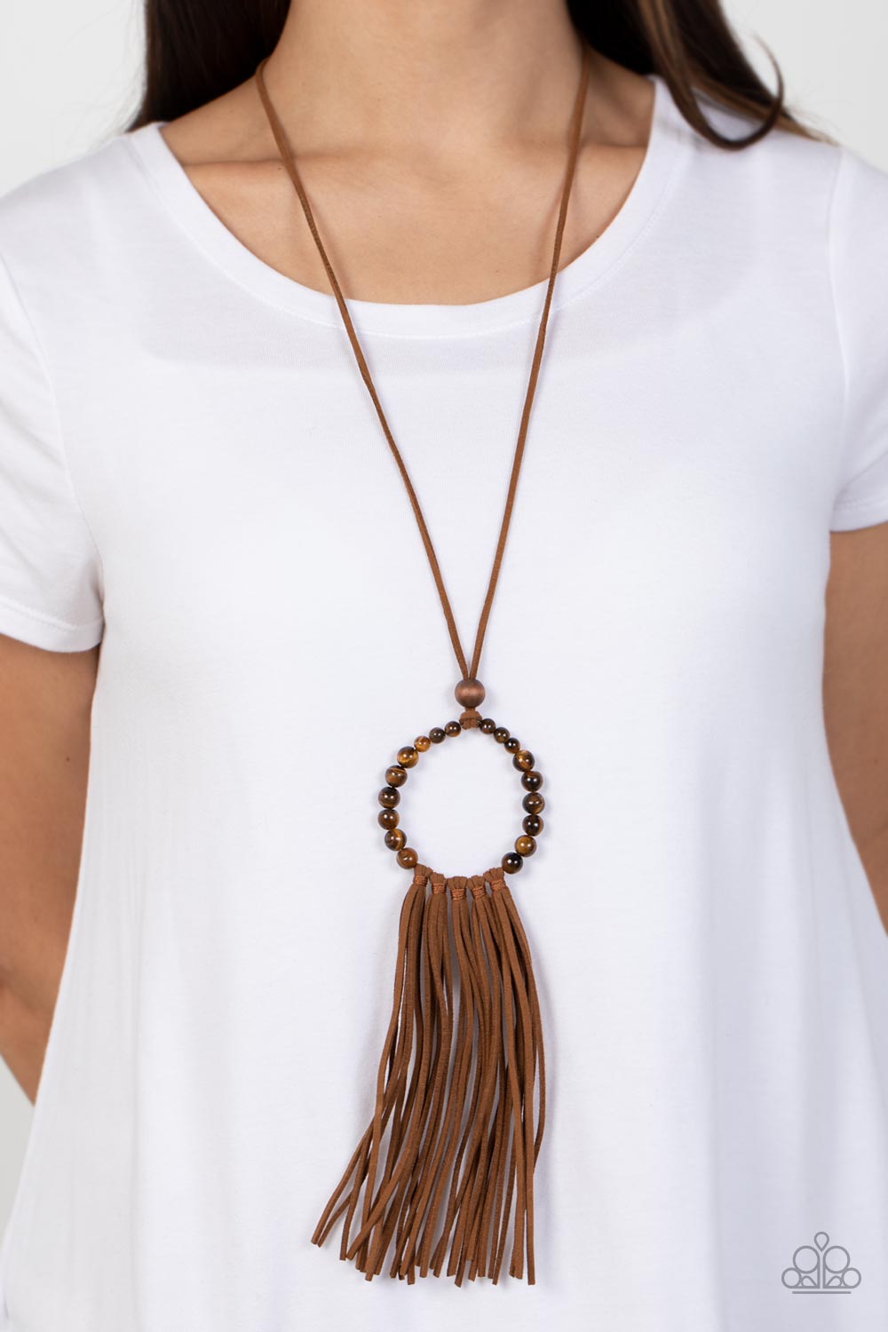 Paparazzi Accessories - Namaste Mama - Brown Necklace #0341