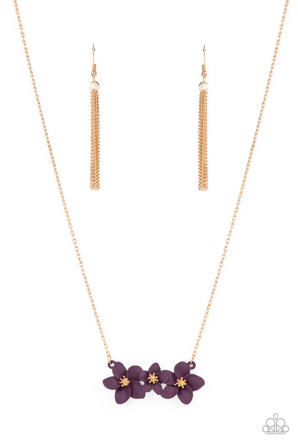 Paparazzi Accessories - Petunia Picnic - Purple Necklace #1616