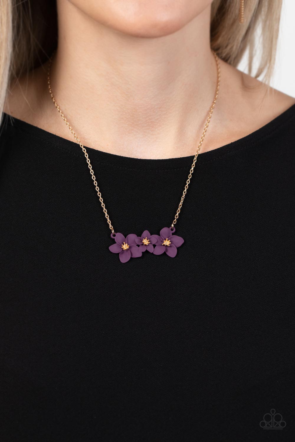 Paparazzi Accessories - Petunia Picnic - Purple Necklace #1616