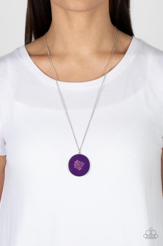 Paparazzi Accessories - Prairie Picnic - Purple Necklace #0304