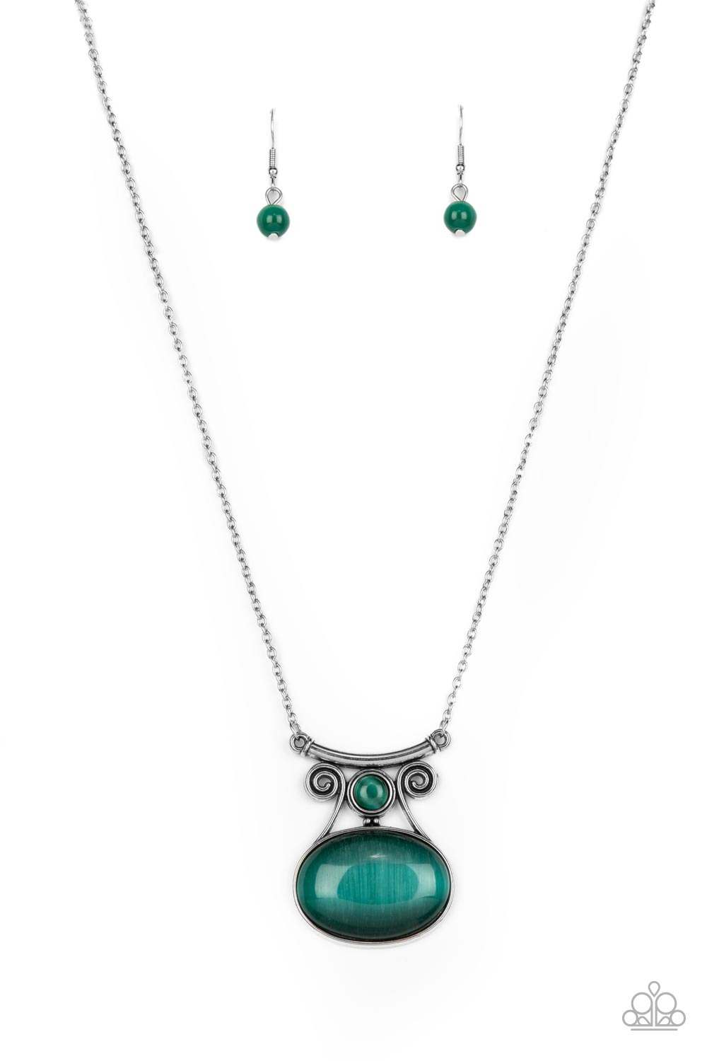 Paparazzi - One DAYDREAM At A Time - Green Necklaces  #1414