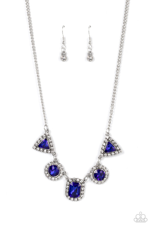 Paparazzi - Posh Party Avenue - Blue Necklace  #1611