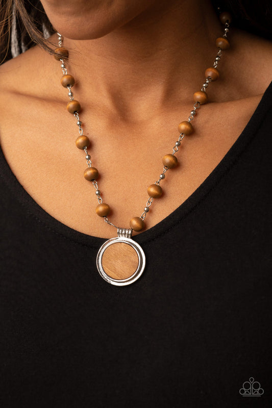 Paparazzi Accessories - Soulful Sunrise - Brown Necklace #1623