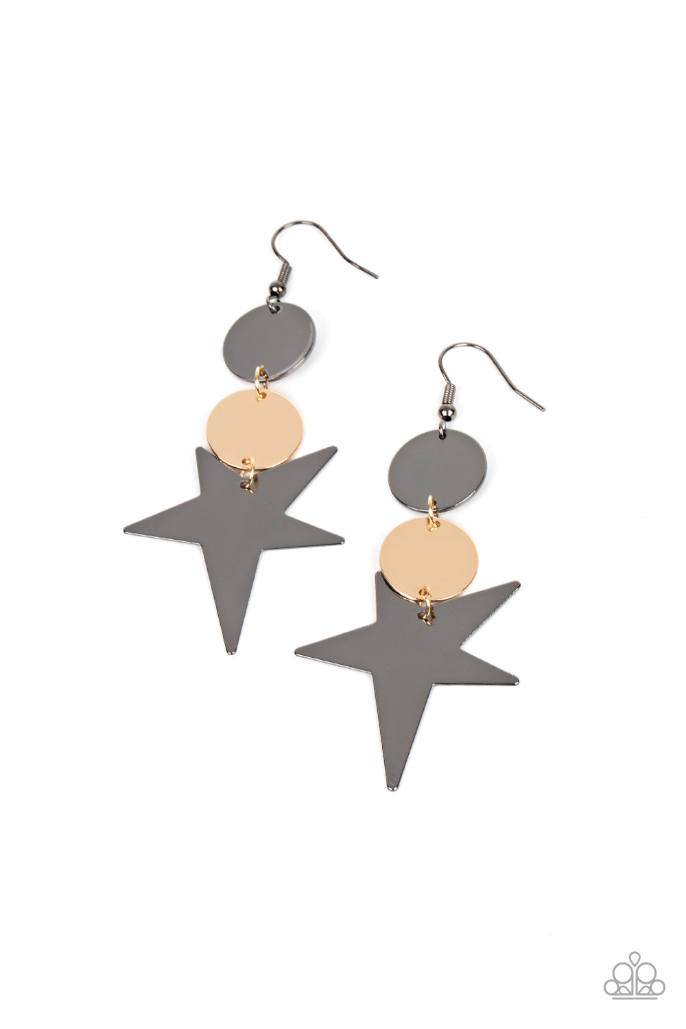 Paparazzi - Star Bizarre - Multi Earrings  #1803