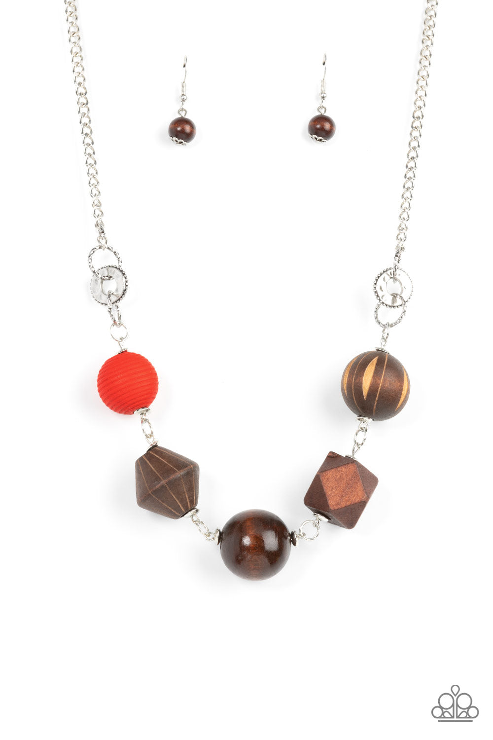 Paparazzi - Eco Extravaganza - Red Necklace  #1457