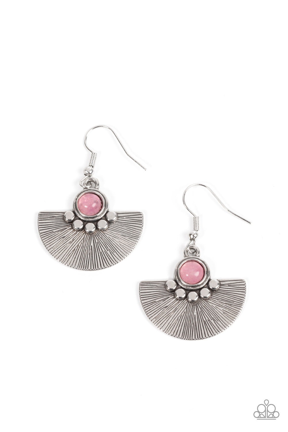 Paparazzi - Manifesting Magic - Pink Earrings  #1895