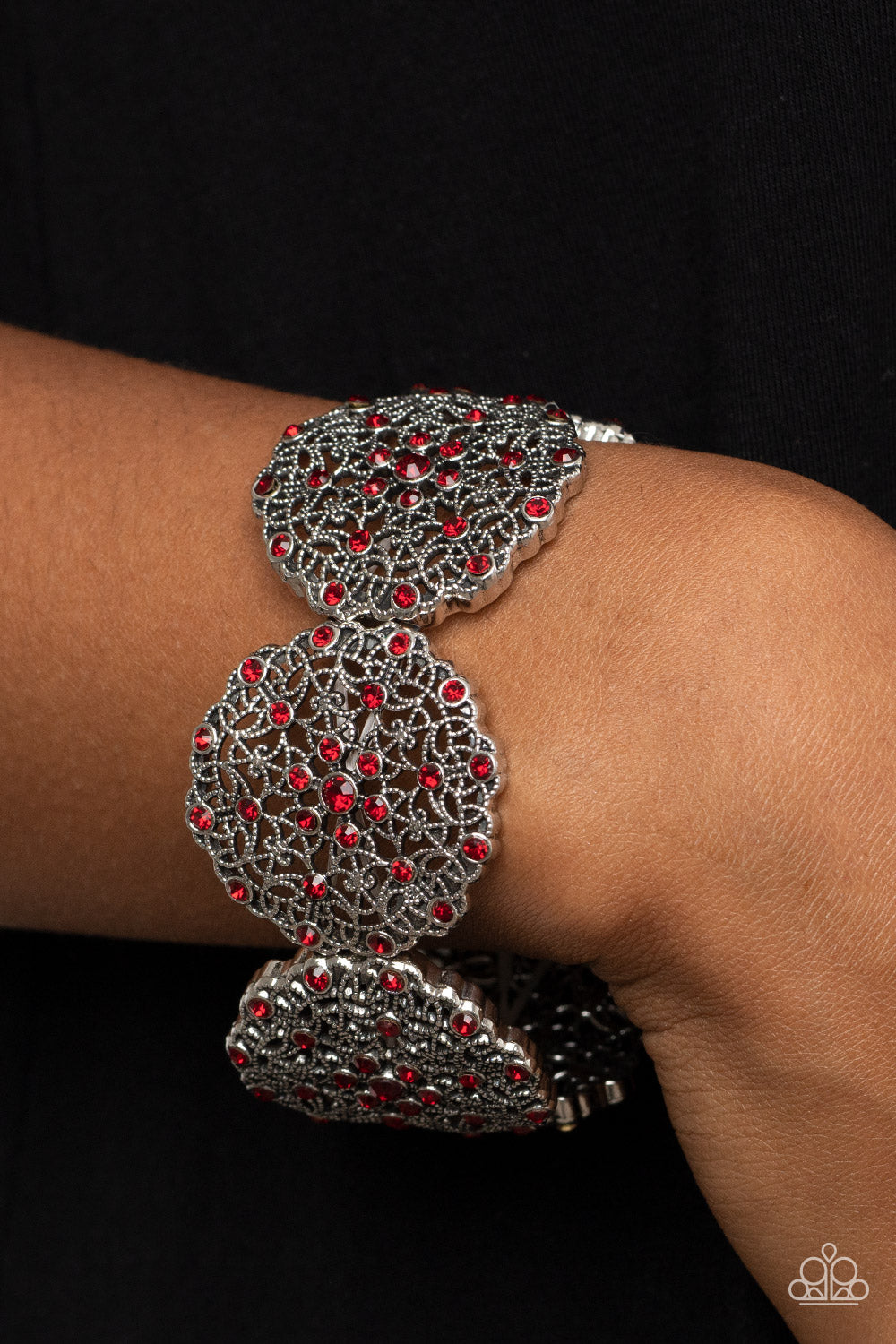 Paparazzi - All in the Details - Red Bracelet  #1231