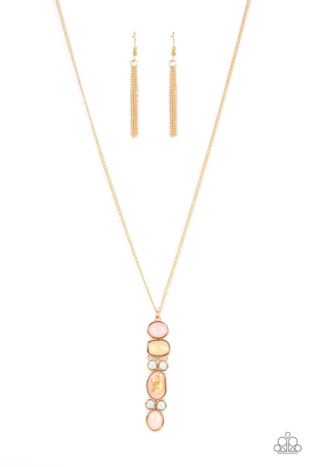 Paparazzi - Totem Treasure - Pink Necklace  #1402