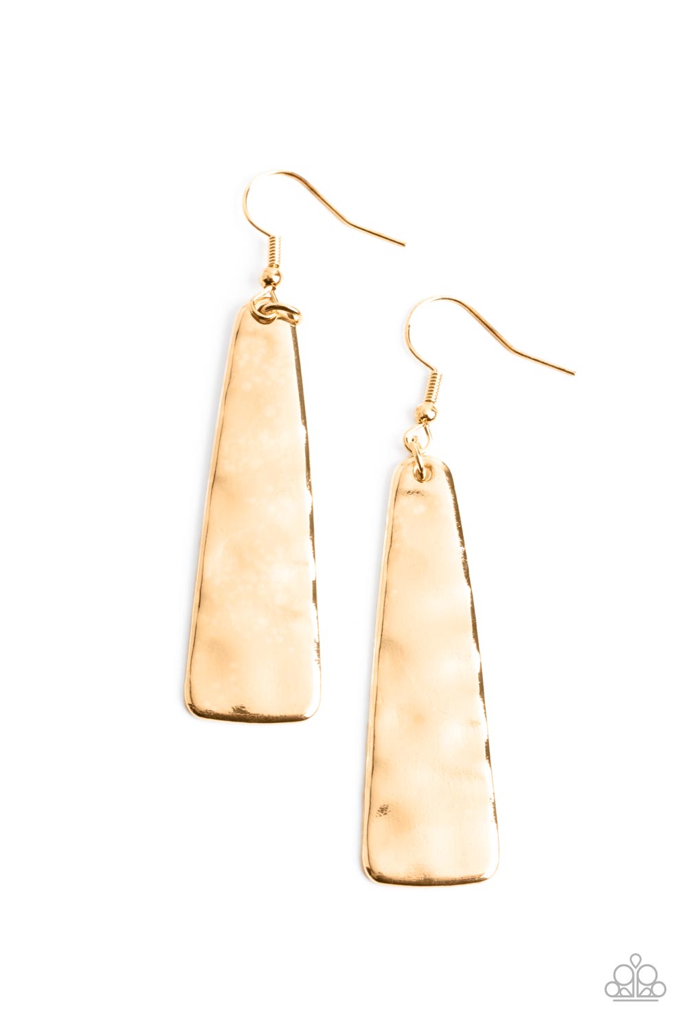 Paparazzi - Detailed Definition - Gold Earrings #2094